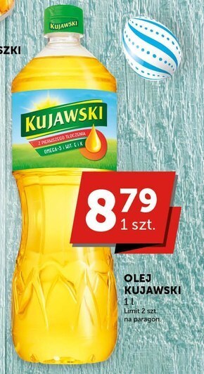 Groszek Kujawski olej rzepakowy z pierwszego tłoczenia 1 l oferta
