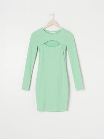 Sinsay Sukienka mini prążkowana oferta