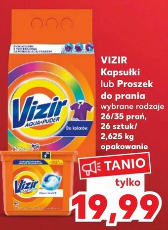 Kaufland VIZIR Kapsułki lub Proszek do prania oferta