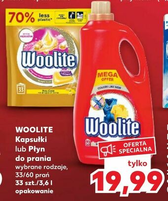 Kaufland WOOLITE Kapsułki lub Płyn do prania oferta
