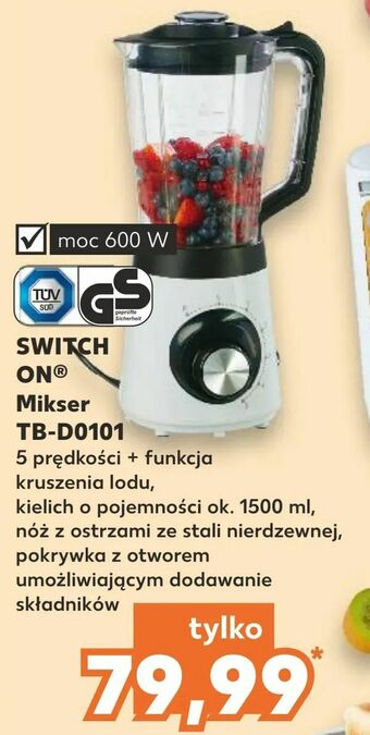Kaufland SWITCH ON® Mikser TB-D0101 oferta