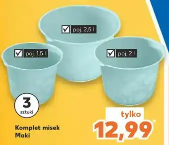 Kaufland Komplet misek Maki oferta