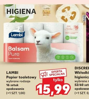 Kaufland LAMBI Papier toaletowy oferta