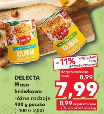 Kaufland Masa krówkowa kajmak słony karmel oferta