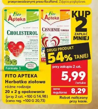 Kaufland Herbatka ziołowa na cholesterol oferta