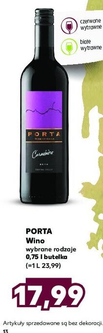 Kaufland Wino oferta