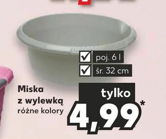 Miska z wylewką
