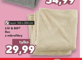 Kaufland LIV & BO ® Koc z mikrofibry oferta