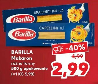Kaufland BARILLA Makaron oferta