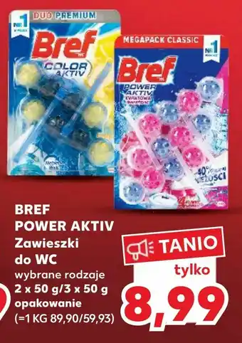 Kaufland Bref power aktiv zawieszki do wc oferta