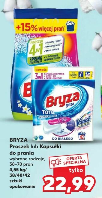 Kaufland BRYZA Proszek lub Kapsułki do prania oferta