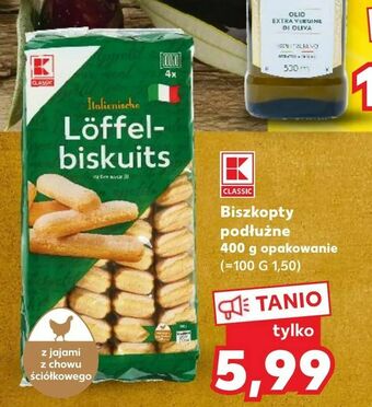Kaufland Biszkopty podłużne oferta