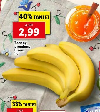 Lidl Banany premium, luzem oferta