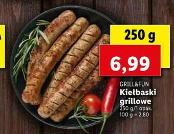 Lidl Kiełbaski grillowe oferta