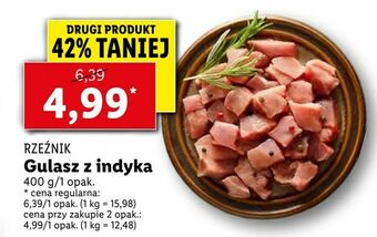 Lidl Gulasz z indyka oferta