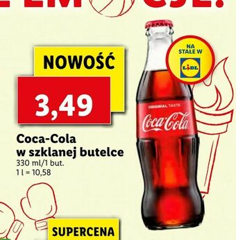 Lidl Coca-Cola w szklanej butelce oferta