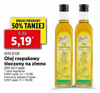 Olej rzepakowy tłoczony na zimno
