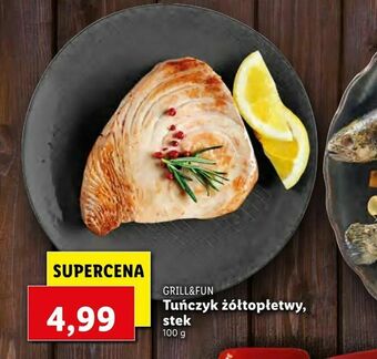Lidl Tuńczyk żółtopłetwy, stek oferta