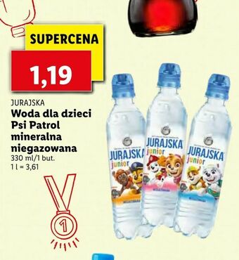 Lidl Woda dla dzieci Psi Patrol mineralna niegazowana oferta