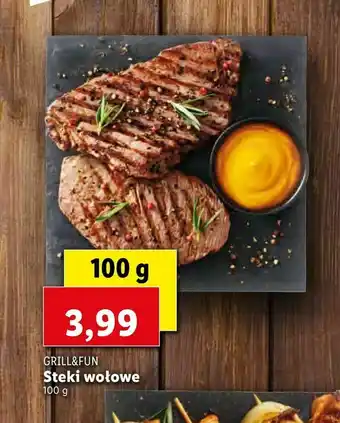 Lidl Steki wołowe oferta