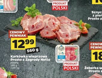 Netto Karkówka wieprzowa Prosto z Zagrody Netto oferta