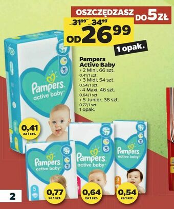 Netto Pampers Active Baby oferta