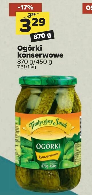 Netto Ogórki konserwowe oferta