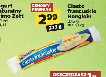 Ciasto francuskie Henglein