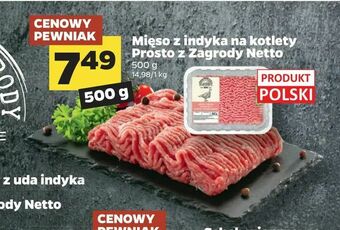 Netto Mięso z indyka na kotlety Prosto z Zagrody Netto oferta