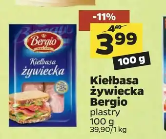 Netto Kiełbasa żywiecka Bergio oferta