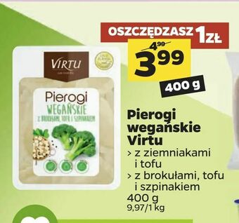 Netto Pierogi wegańskie Virtu oferta