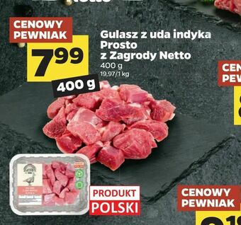Netto Gulasz z uda indyka Prosto z Zagrody Netto oferta