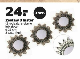 Netto Zestaw 3 luster oferta