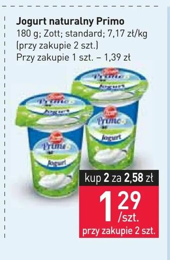 Stokrotka Jogurt naturalny Primo oferta