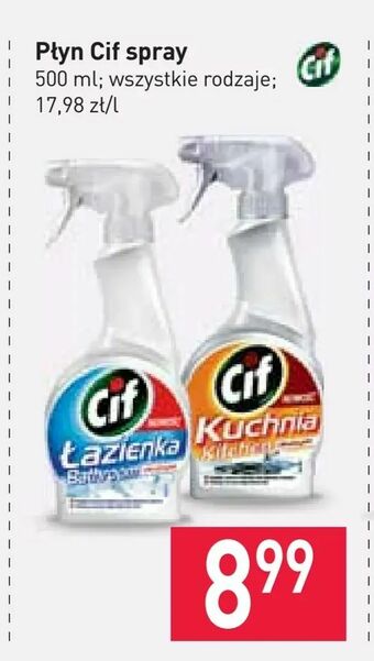 Płyn Cif spray