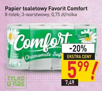 Stokrotka Papier toaletowy Favorit Comfort oferta