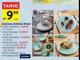 Intermarche Talerz deserowy 19 cm diwali oferta