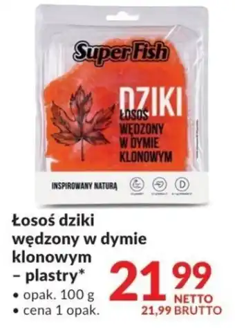 Makro Łosoś dziki wędzony w dymie 100 g oferta