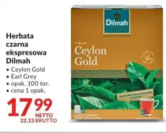 Makro Dilmah Herbata czarna ekspresowa 100 torebek oferta