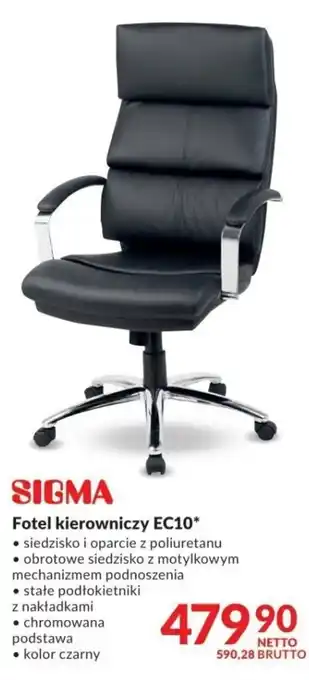 Makro Sigma Fotel kierowniczy EC10 oferta