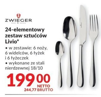 Zwieger 24-elementowy zestaw sztućców Livio