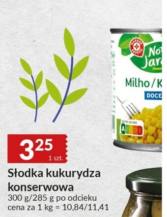 Słodka kukurydza konserwowa 300g