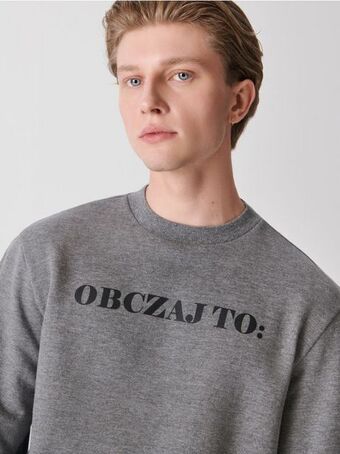 Sinsay Bluza z nadrukiem oferta