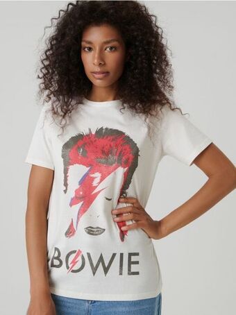 Sinsay Koszulka z nadrukiem david bowie oferta