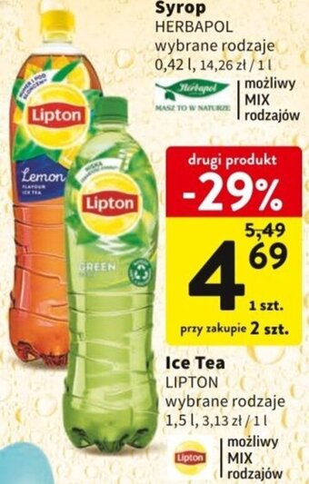 Intermarche Lipton Ice Tea 1,5l oferta