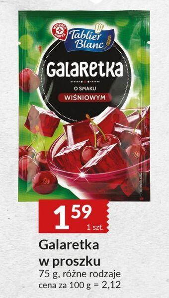 E.Leclerc Galaretka wiśniowa wiodąca marka tablier blanc oferta