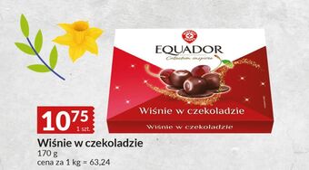 E.Leclerc Wiśnie w czekoladzie wiodąca marka equador oferta