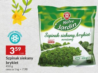 E.Leclerc Szpinak siekany wiodąca marka notre jardin oferta