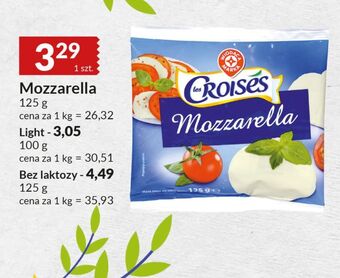 E.Leclerc Mozzarella bez laktozy wiodąca marka croises oferta
