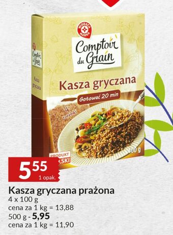 E.Leclerc Kasza gryczana wiodąca marka comptoir de grain oferta
